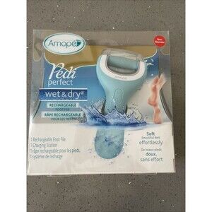 Amope Pedi Perfect Wet Dry Electronic Pedicure Foot File and Callus Remover
